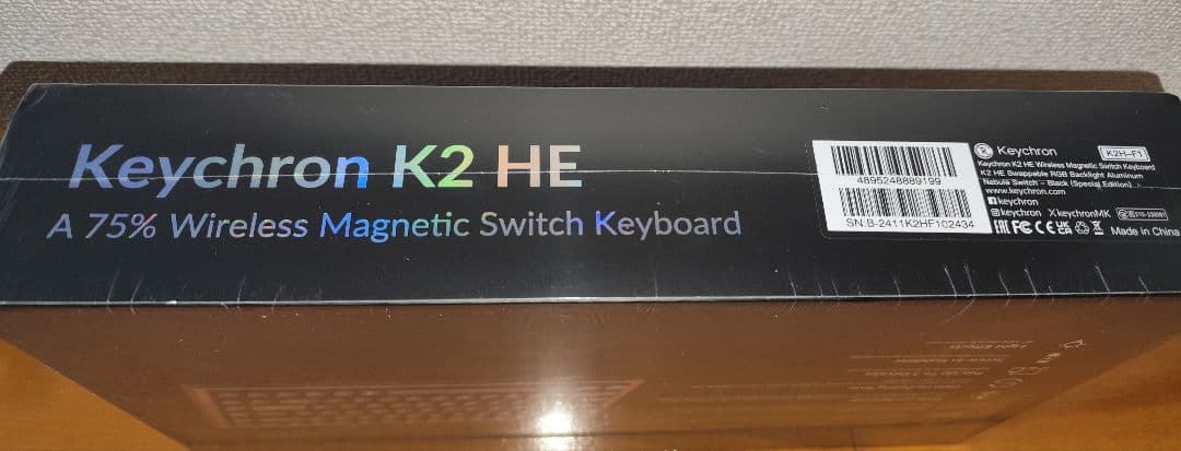 【新品未使用／US配列】Keychron K2 HEメカニカルキーボード　英字
