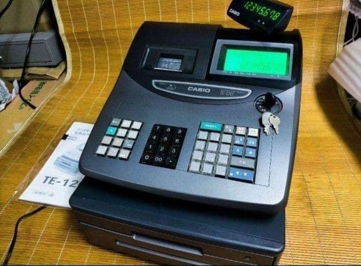 カシオレジスター　TE-120　フル設定込み　送料無料　人気機種　770088
