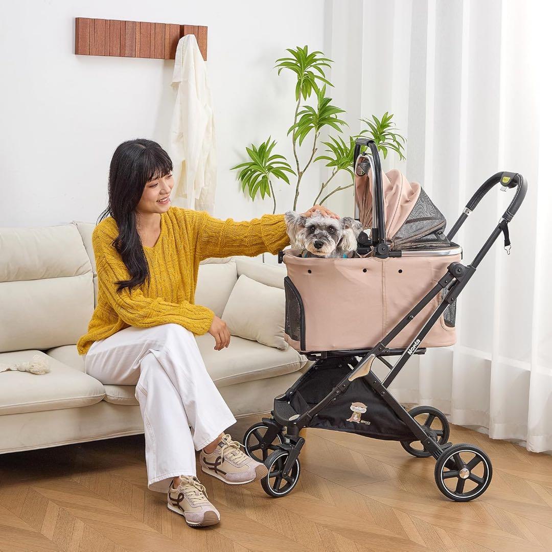 【週末限定セール】 自立型 ペットカート 折りたたみ 分離式 犬猫兼用