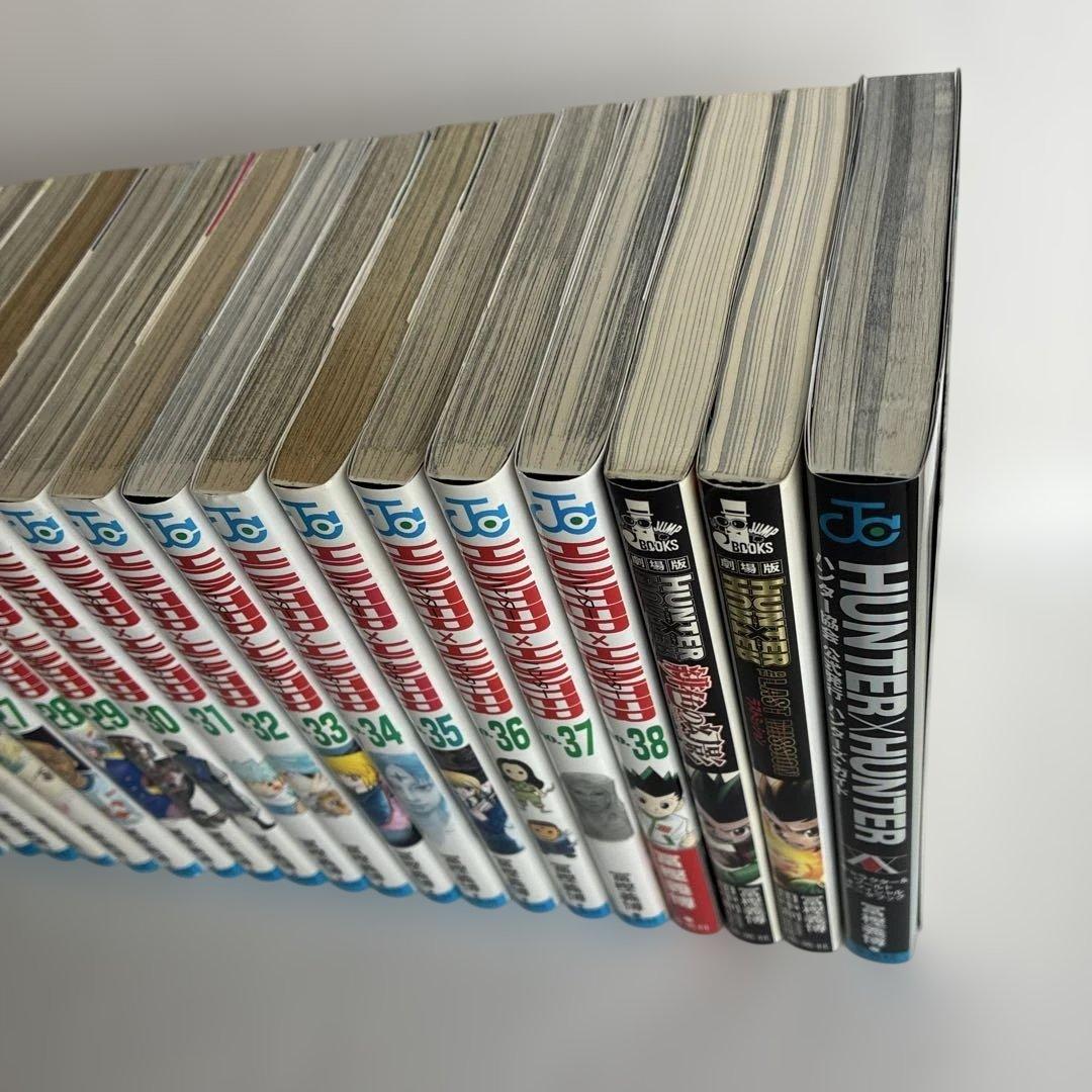 【初版】HUNTER×HUNTER 全38巻セット➕小説2冊➕ハンターズガイド