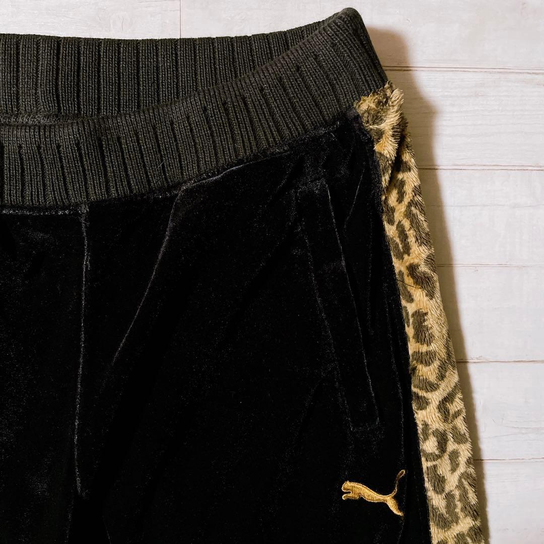 希少 PUMA BEAMS ベロア セットアップ ヒョウ柄 y2k ジャージ