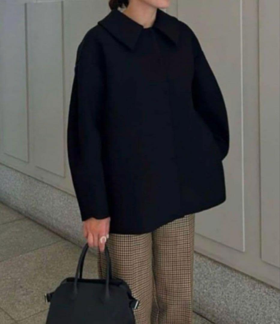 OHGA ボンディングコート ブラック　Sサイズ