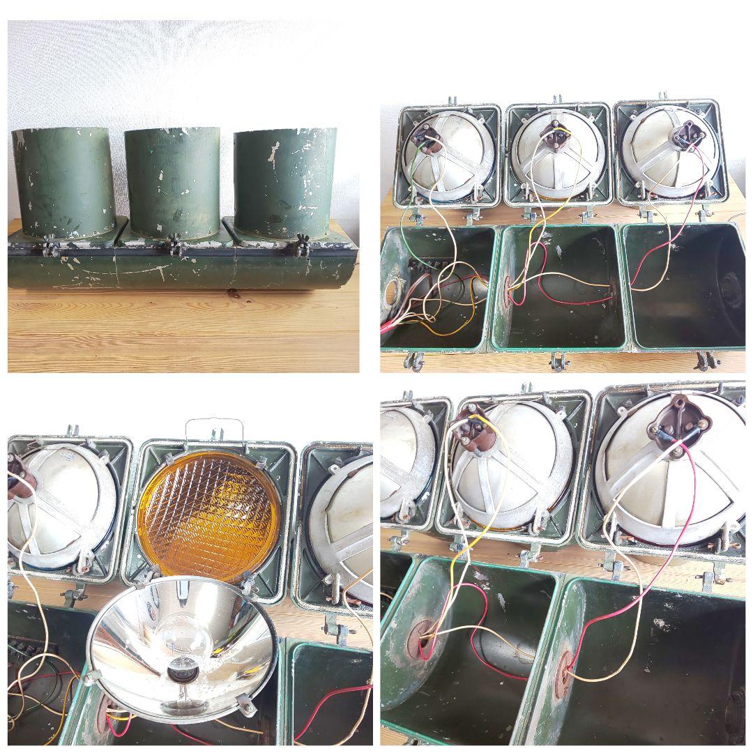 ★ 海外製 ヴィンテージ 信号機 オブジェ 照明 ライト 店舗什器