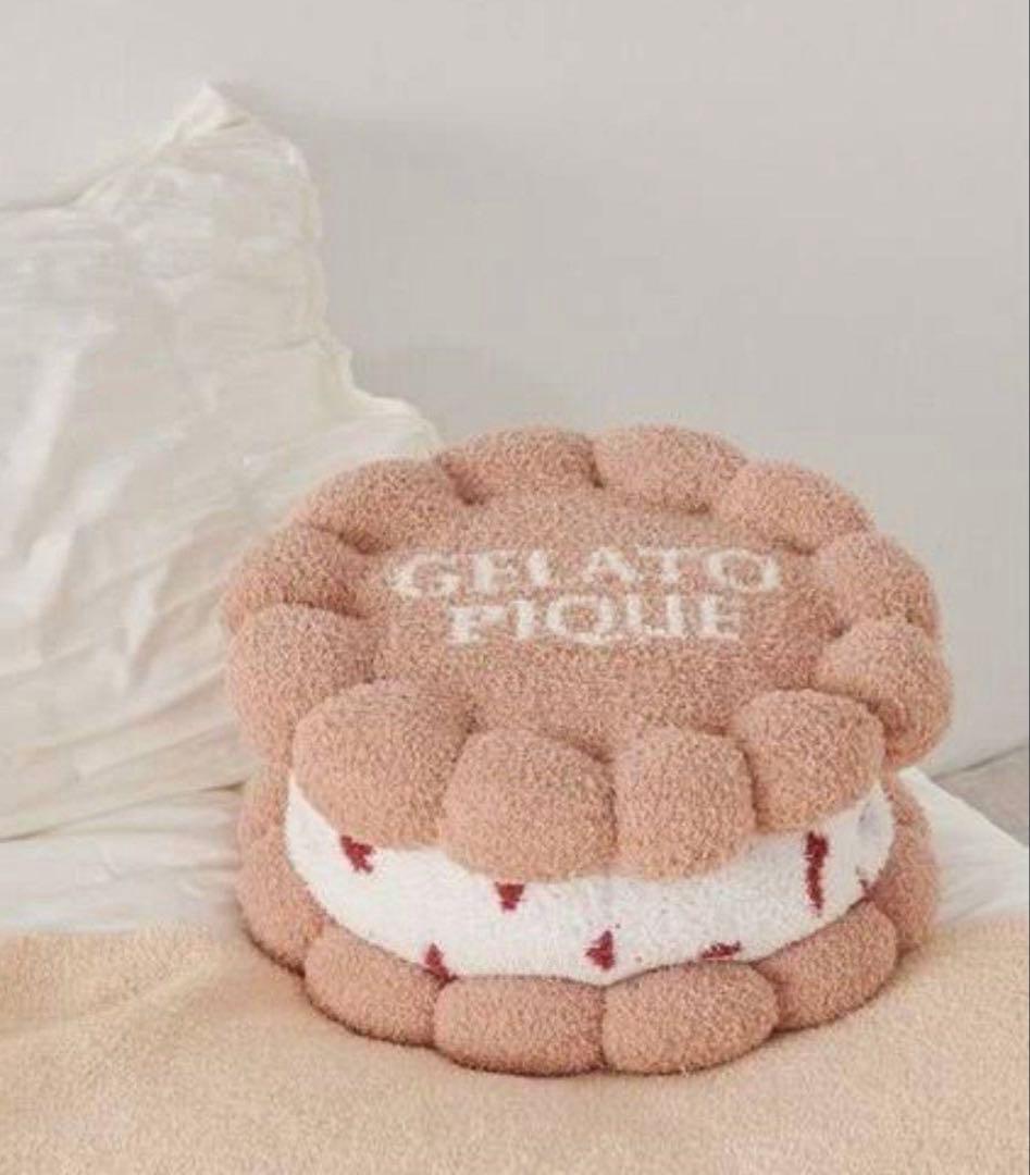 ジェラートピケ　バターサンドクッション