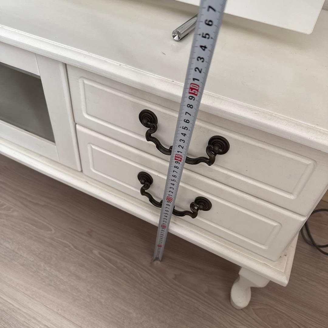 B-COMPANY ホワイト・アンティーク調テレビボード（フレンチカントリー）