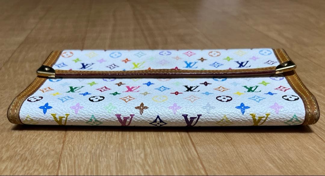 LOUIS VUITTON マルチカラーホワイト長財布