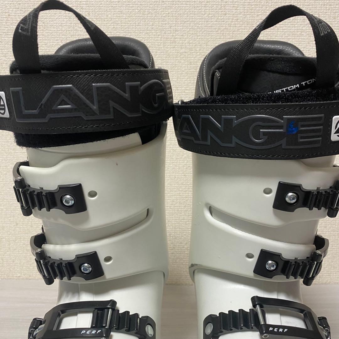 【美品】LANGE RX100 スキーブーツ 296mm 25-25.5 白　緑