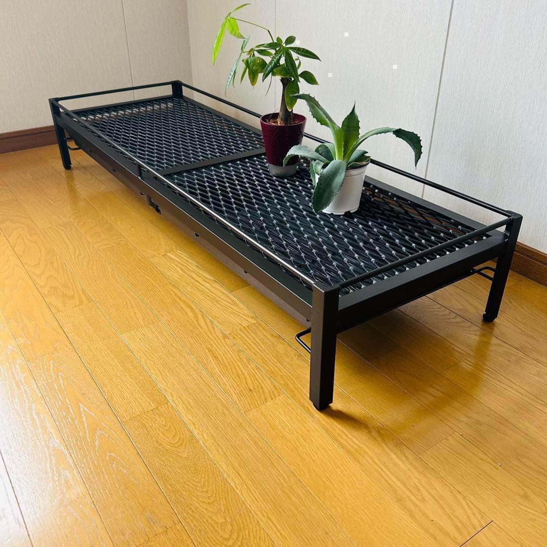 シェルフ　植物棚　アガペラック 124cm x 41cm ダブル受け皿仕様