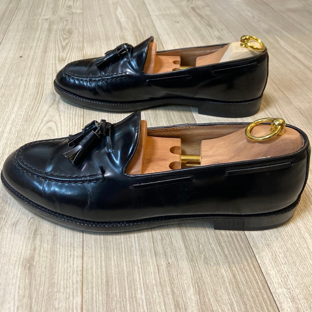 BEAUTY & YOUTH 黒レザー タッセルローファー