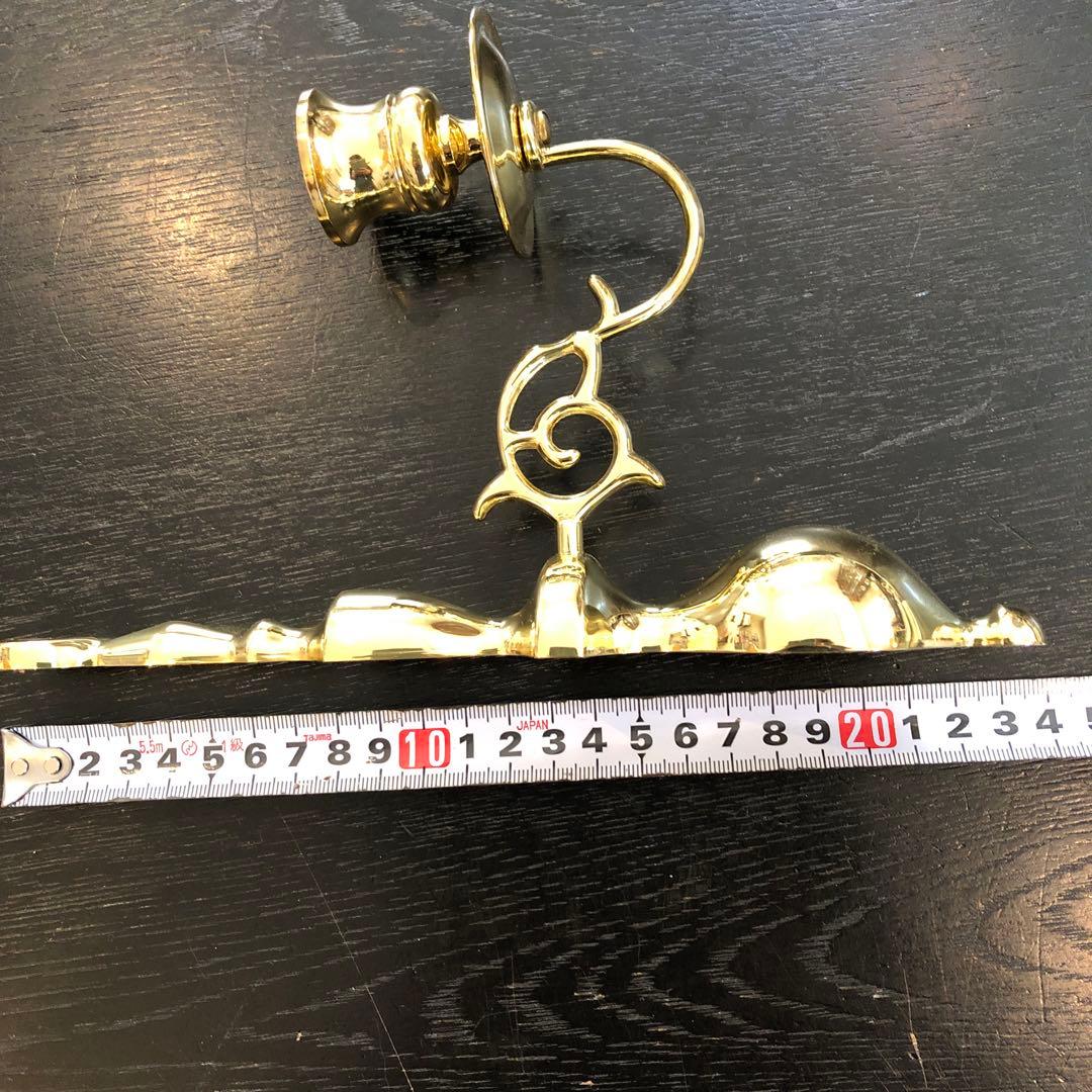 最終値引き！新品❗️BALDWINの真鍮キャンドルスタンド 壁掛けタイプペアセット