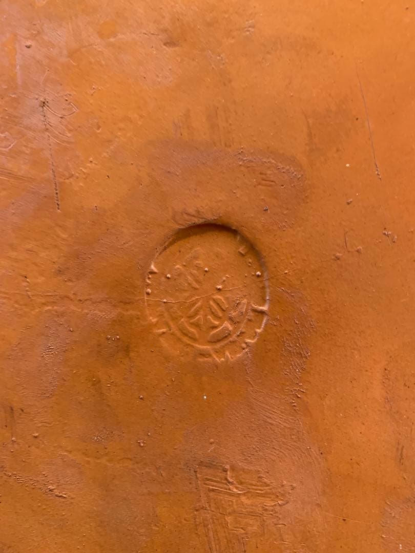 スペイン製　セビリア　ビンテージのヘススの可愛い聖家族の陶板！シスターが作られた