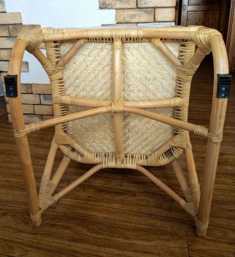 新品　サンフラワーラタン　パーソナルチェア C201KA ブラウン キムラ