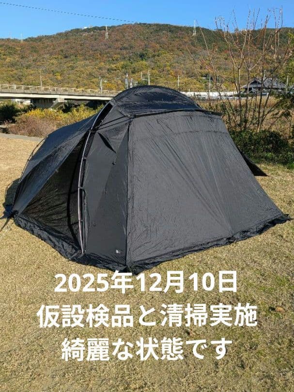 【美品】TOKYO CRAFTS テンビシェルター BLACK ルーフ付属