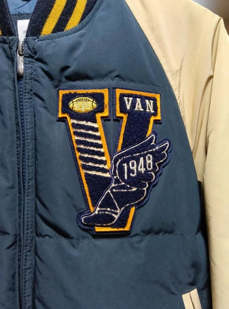 VAN スタジャン ネイビー/ダウン