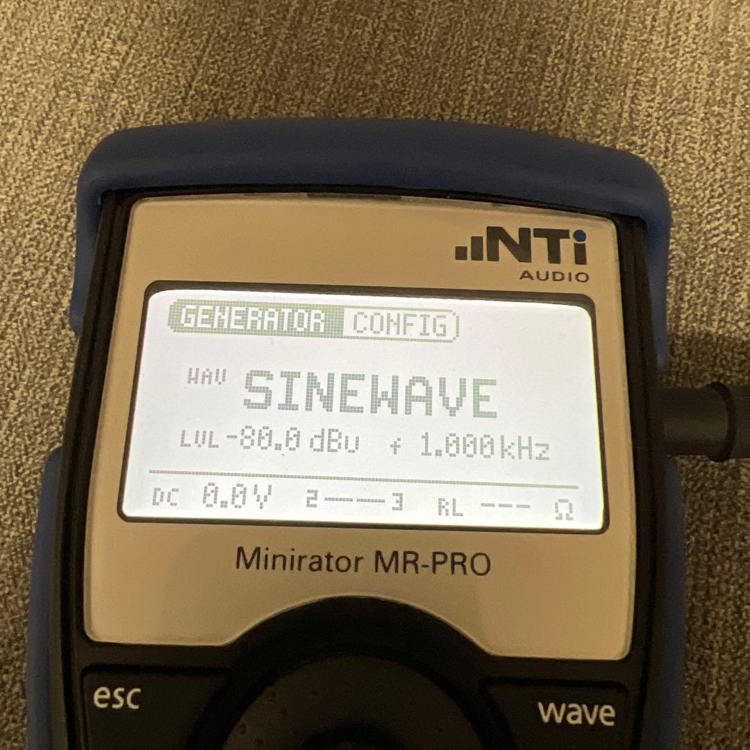 NTIAudioアナログオーディオジェネレーターMinirator MR-PRO