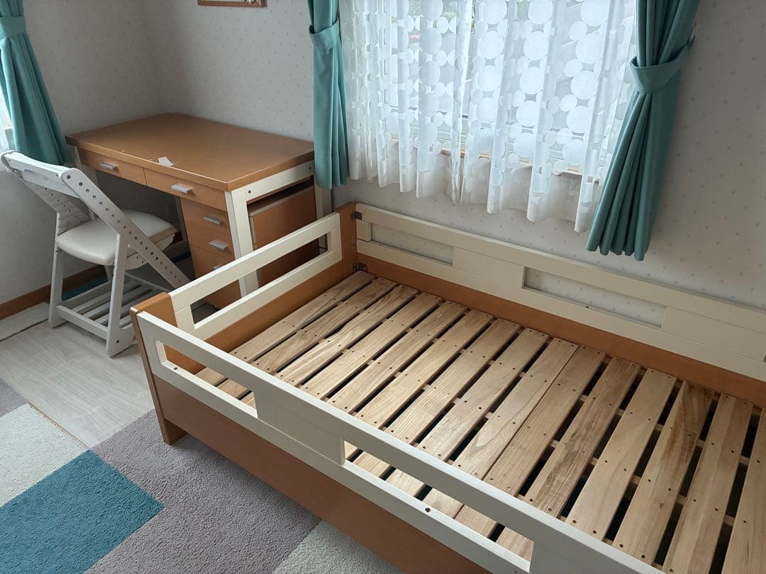 子供用ベッドと学習机セット