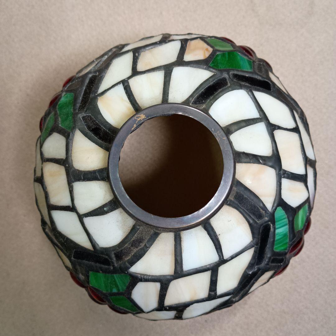 ステンドグラス卓上スタンド イーグル　葡萄