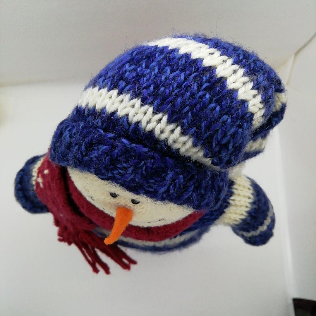 クリスマスシーズン飾り　スノーマン置物