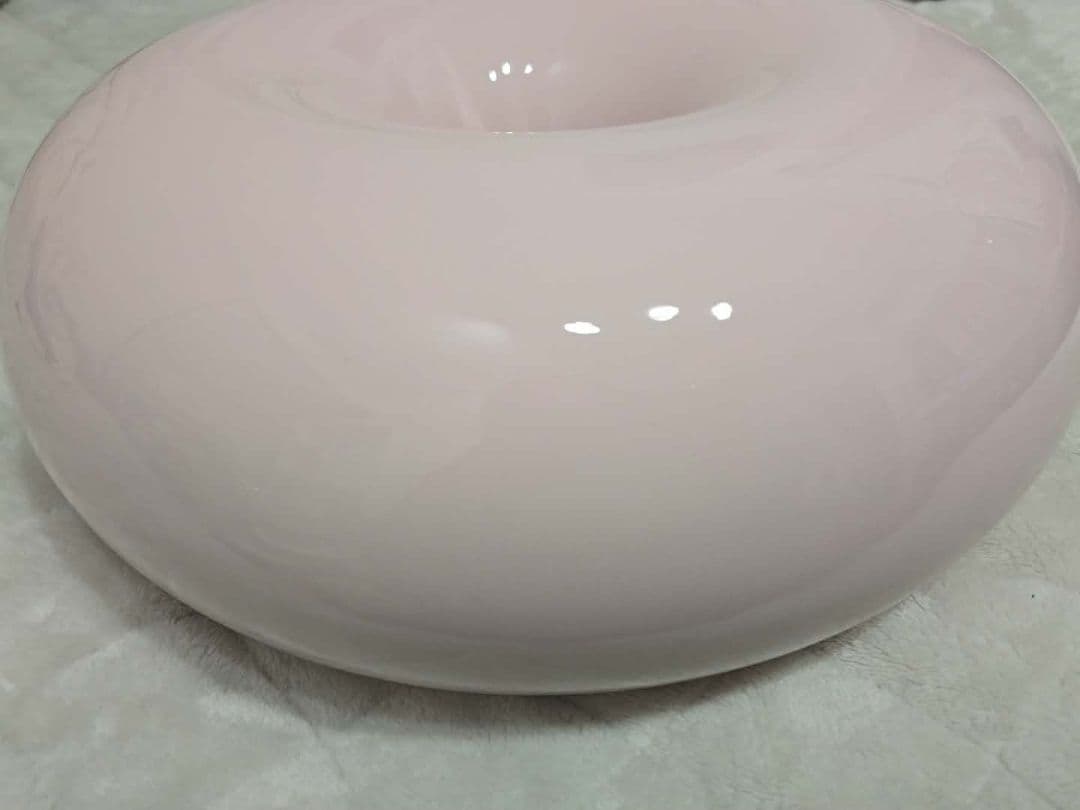 プラスマイナスゼロ スチーム式加湿器 ドーナツ型 XQK-Q030 ピンク