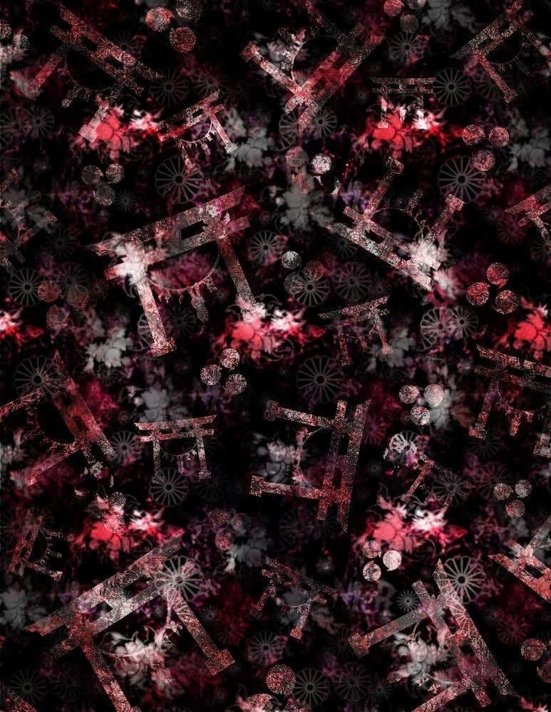 新品未使用　NieR Closing　和柄九尾鳥居セットアップ