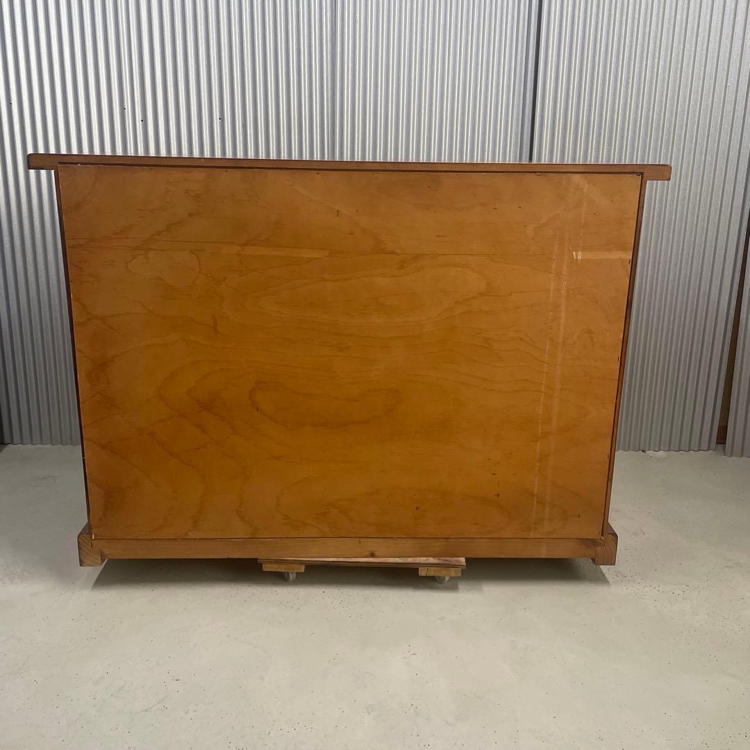 南欧風 タイルキャビネット 花柄 バレンシア調 サイドボード 収納家具