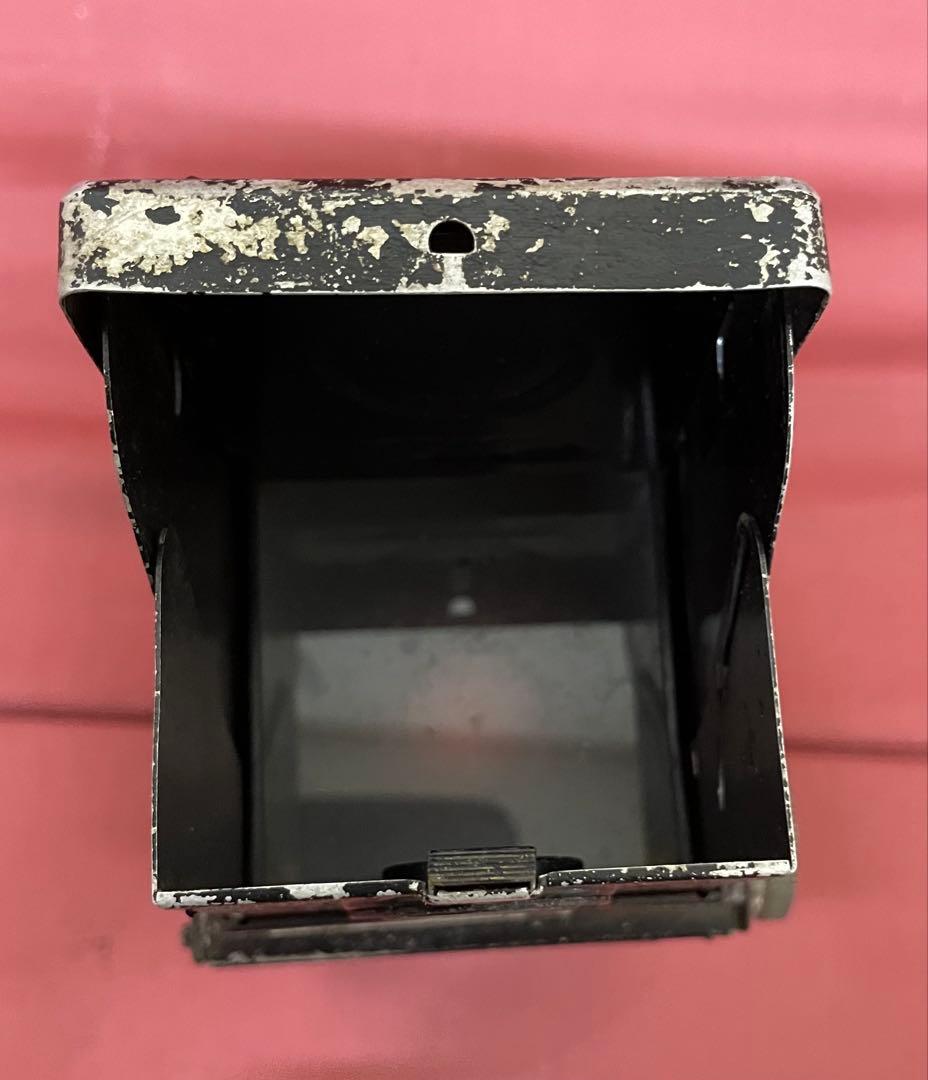 未動確品 昭和レトロRolleicordローライコード二眼レフカメラ革カバー付き