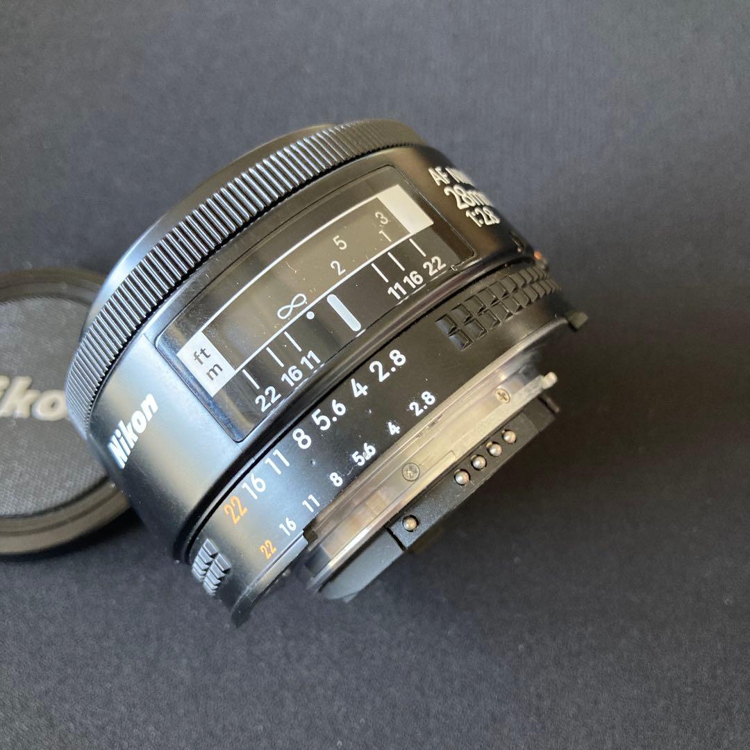 NIKON AF Nikkor 28mm f2.8 単焦点レンズ