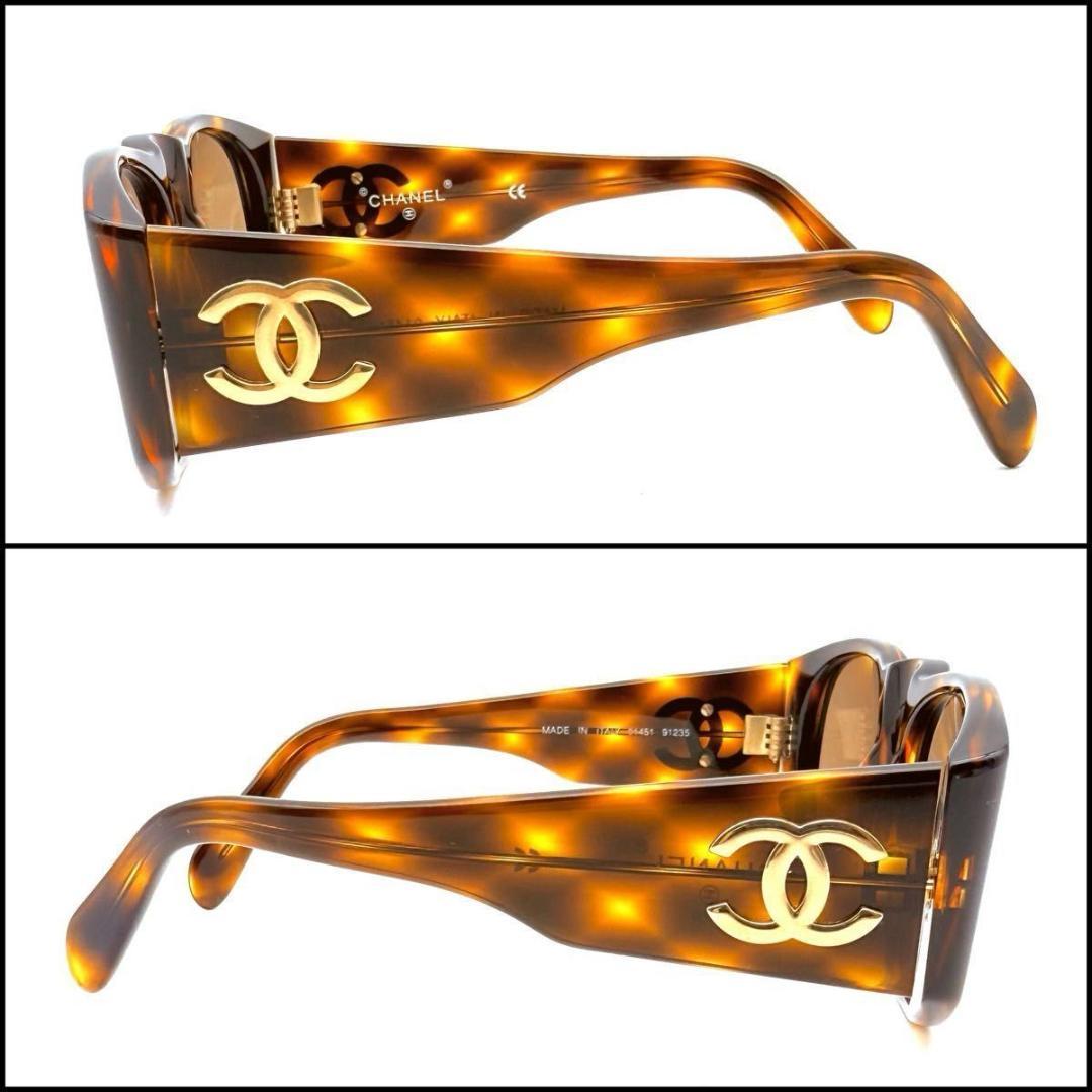 【美品】CHANEL シャネル　ココマーク　ウェリントン　サングラス　ベッコウ柄