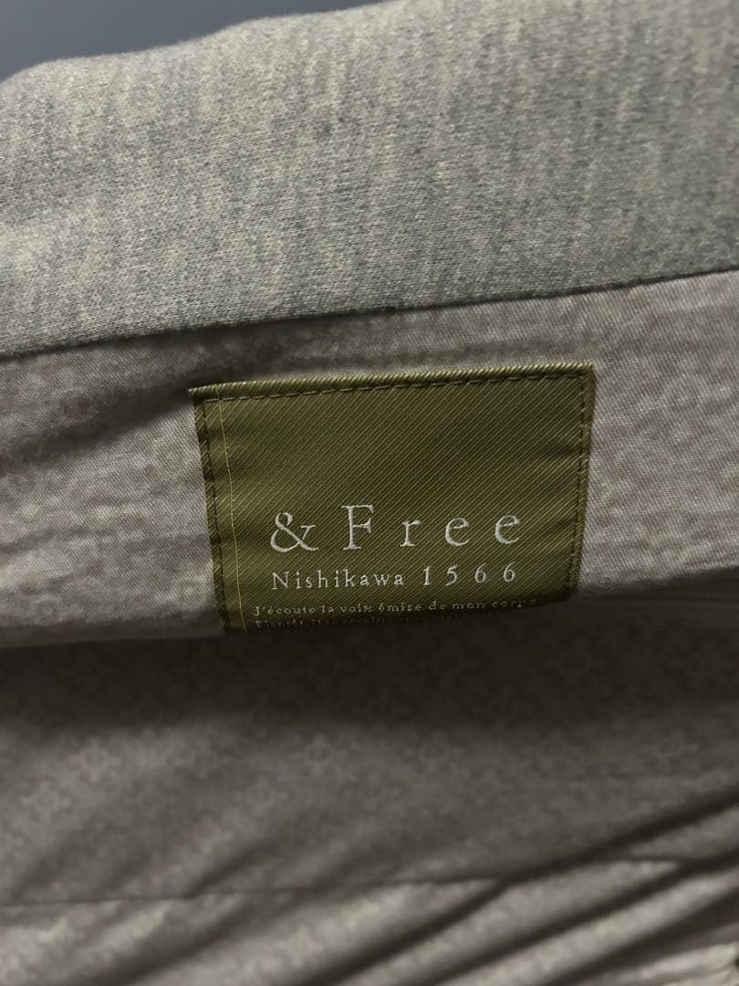 &Free ノンスプリングマットレス シングル グレー