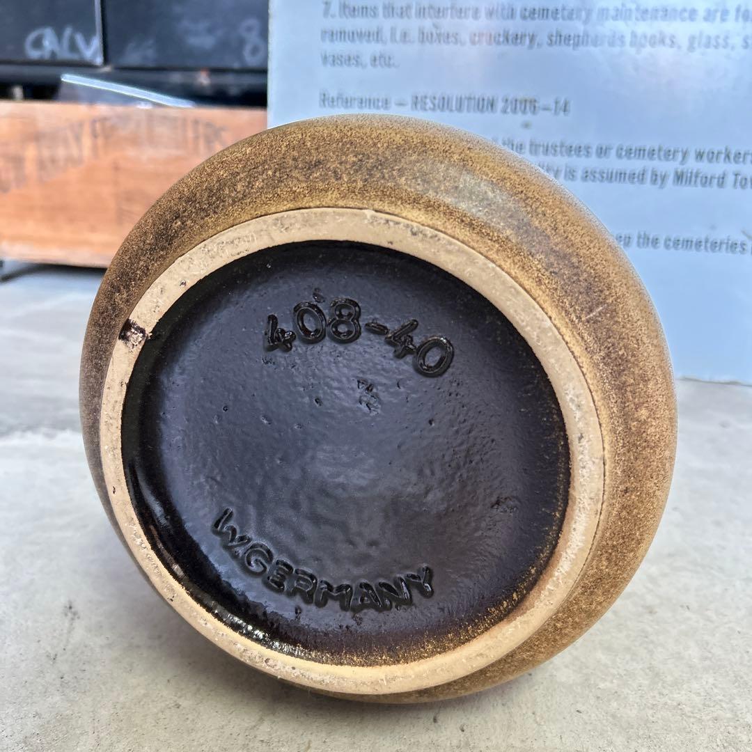 西ドイツ製 ヴィンテージ 陶器 シューリッヒ ファットラヴァ 花瓶 花器 鉢