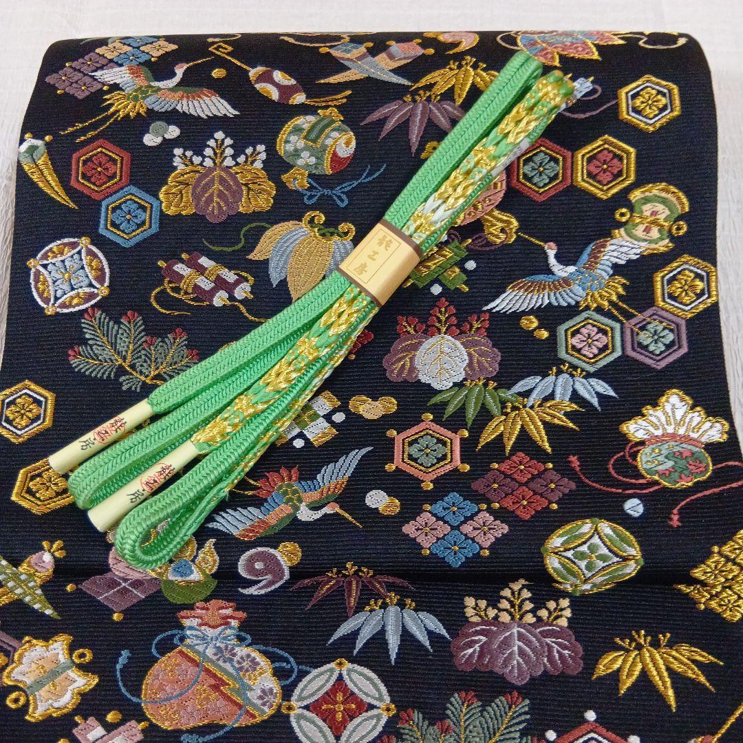 山下織物　招福宝尽くし袋帯