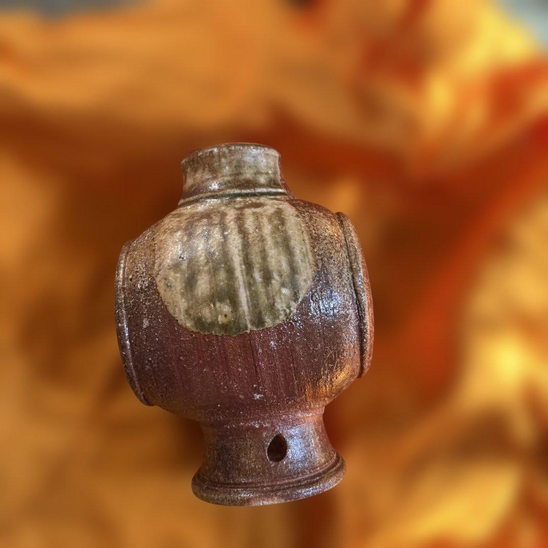 不言窯　勇超作　信楽焼　花器　No.1