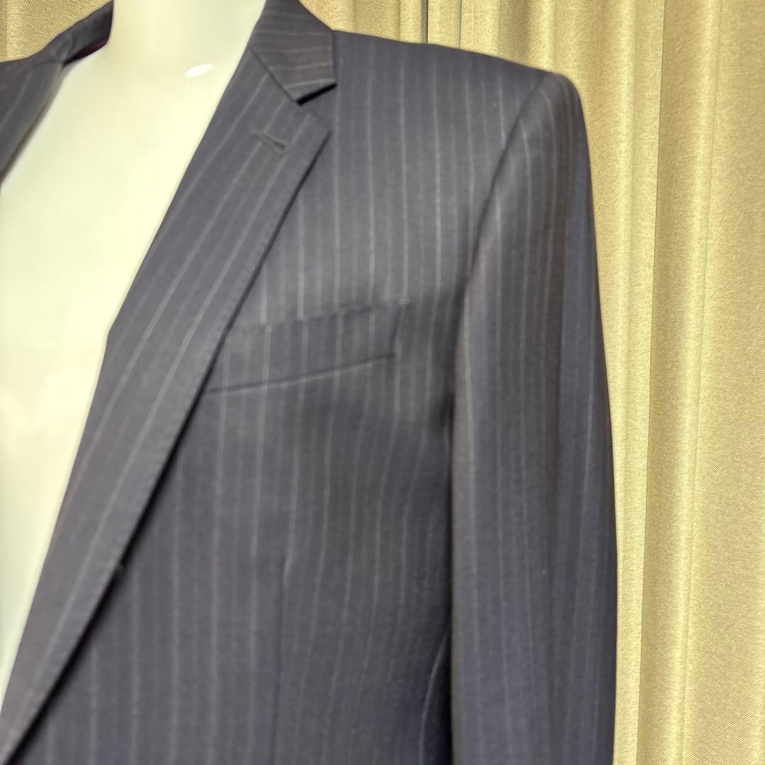 メンズ　Paul Smith ネイビー ストライプスーツ