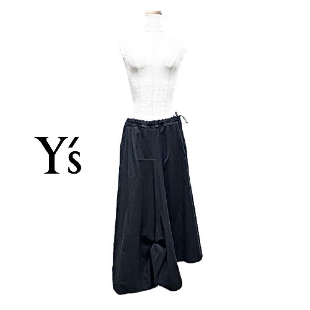 Y's ワイズ 2wayアシメントリー ロングスカート/サルエルパンツmi126