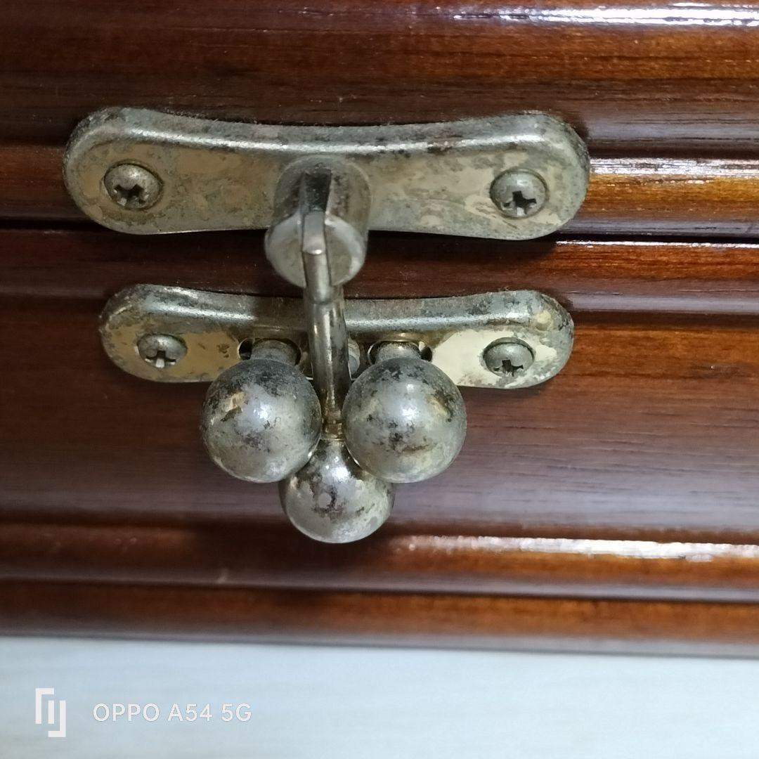 刺繍　アクセサリー木製ボックス 2個