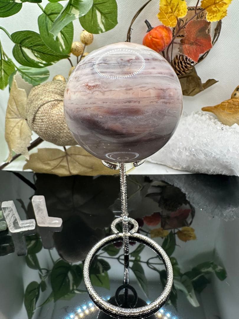 ピンクアゲートスフィアNo.392