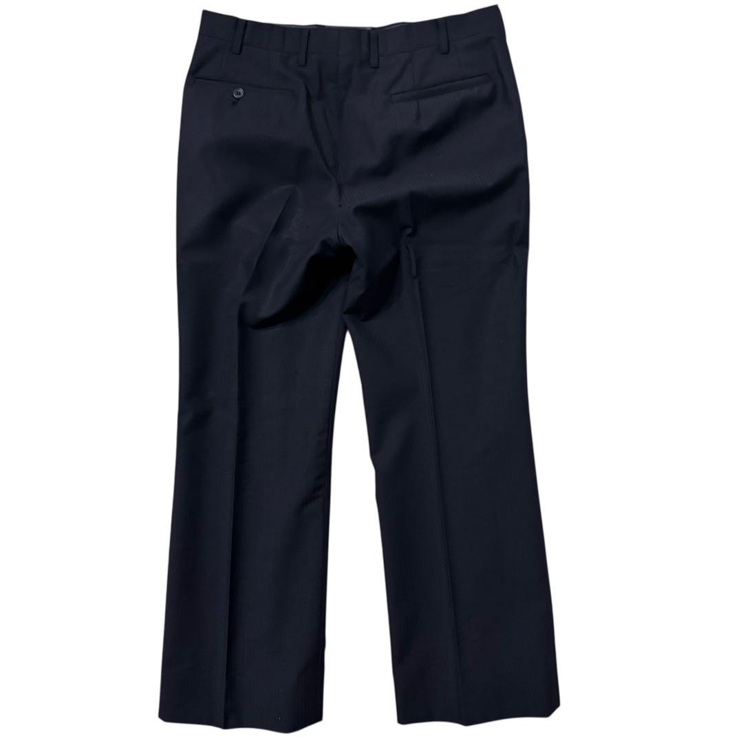 【美品】　Burberry スーツ　セットアップ　ネイビー モヘア　ストライプ