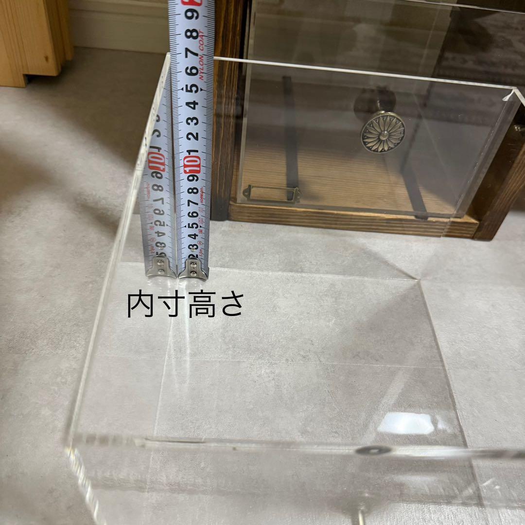 【確認用】 アクリルボックス ディスプレイ棚 オーダーメイド品 飾り棚