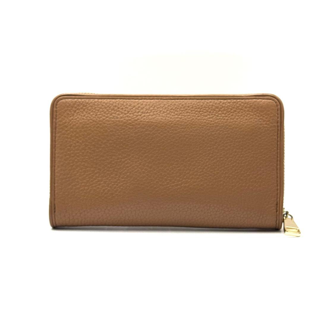 【限定価格】Tory Burch ブラウン 長財布 ラウンドファスナー