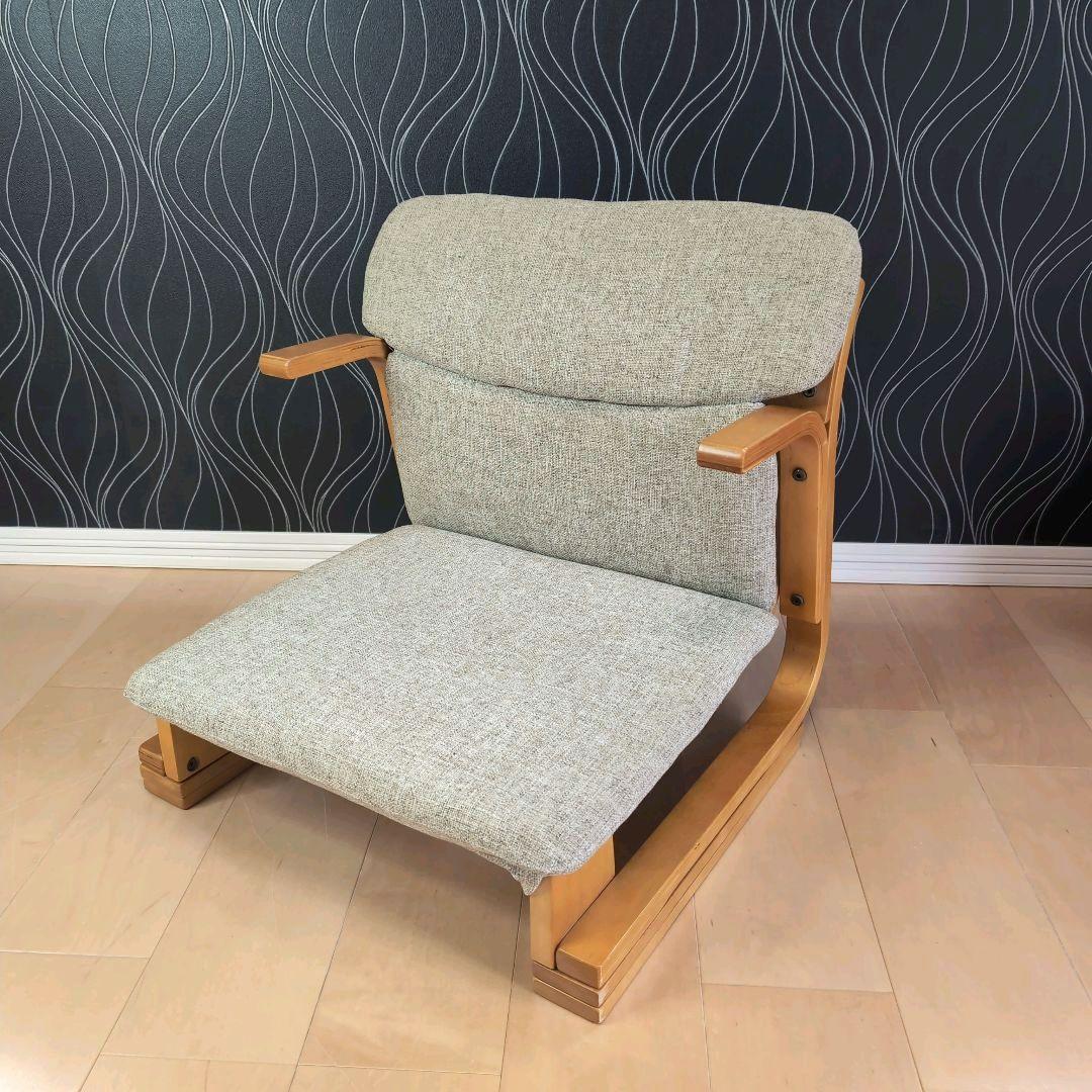 楽座椅子 通販生活 カタログハウス 新日本木工 2脚 セット