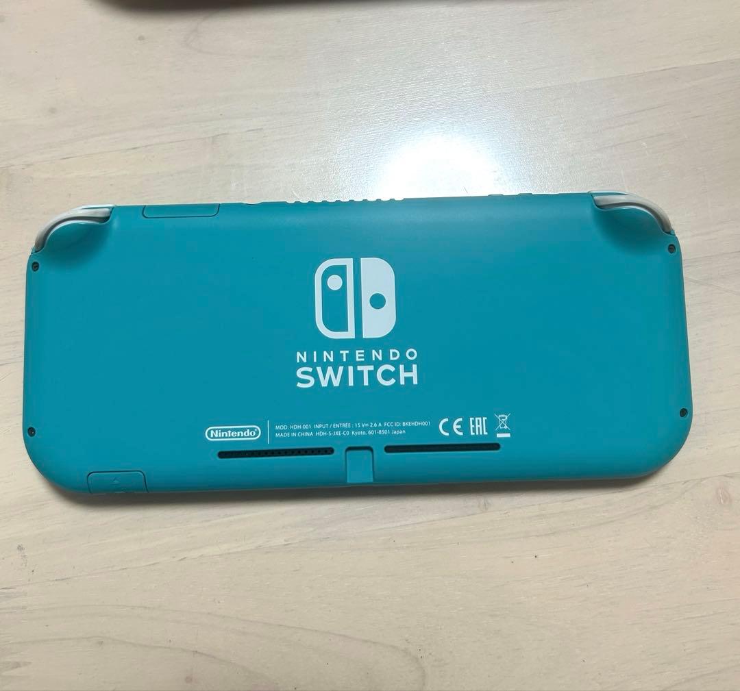 Nintendo Switch Lite ターコイズ 本体 充電器/ケース付き