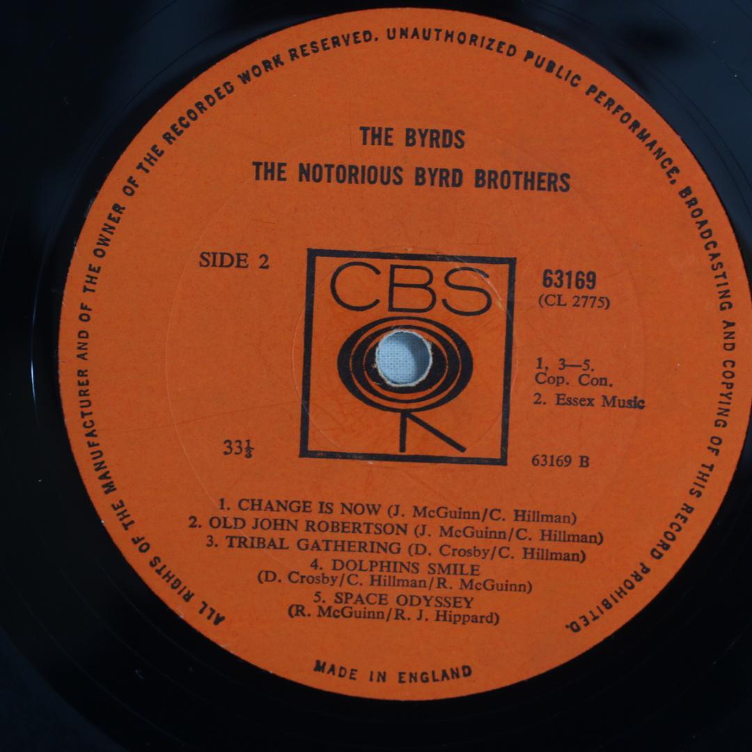英LP The Byrds Notorious Byrd Brothers UK