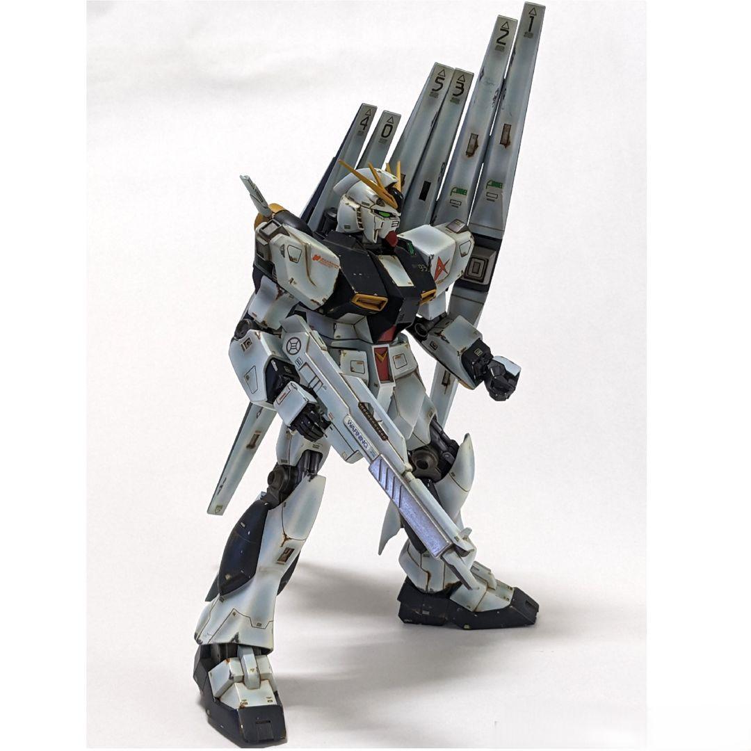【ホビージャパン 波佐本英生 1999年製作 1/100νガンダム】完成品