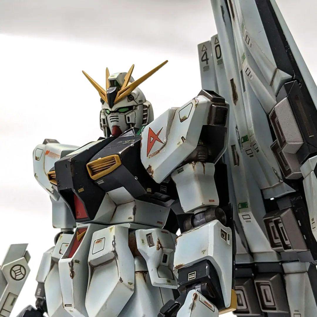 【ホビージャパン 波佐本英生 1999年製作 1/100νガンダム】完成品