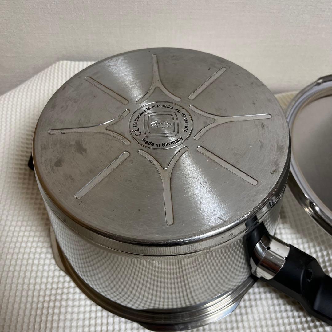 フィスラー圧力鍋　ビタクイック4.5Lガラス蓋付き