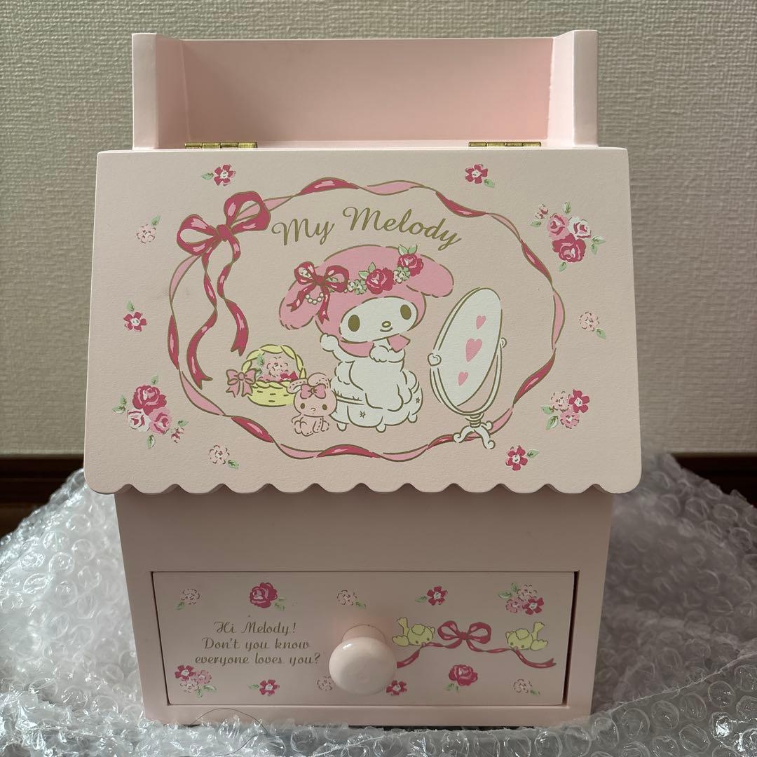 新品　未使用　マイメロ　木製ドレッサー　マスコットセット