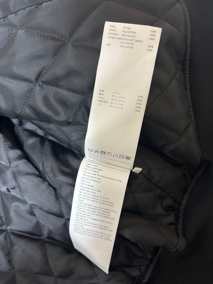 WTAPS ブラック スタジャン バックプリント