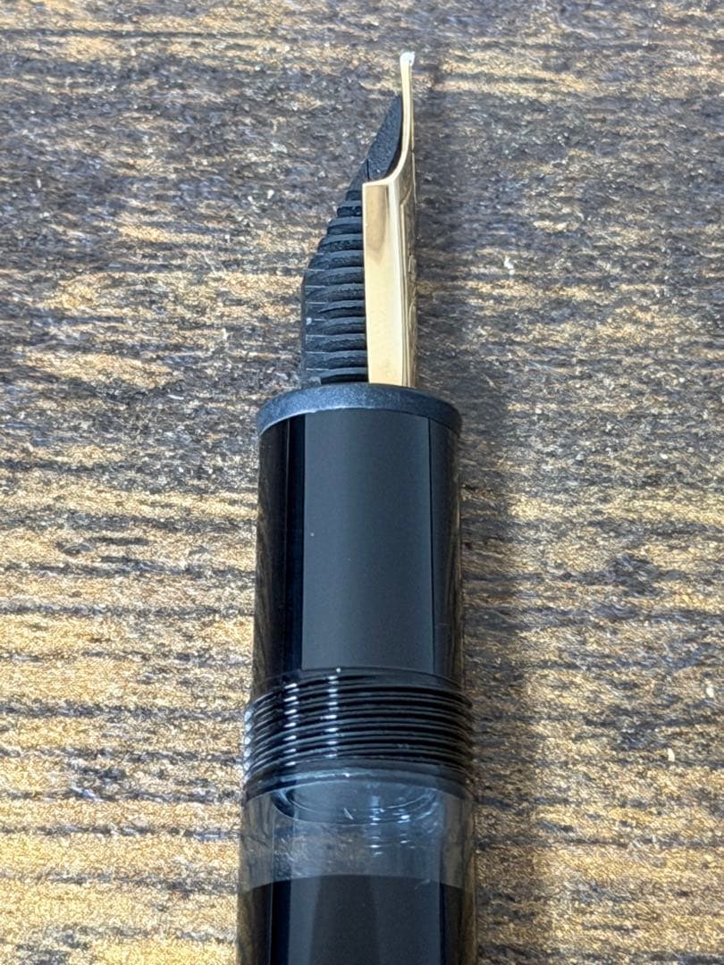 新品未使用　146 ル グラン　14K 全金　2段エボナイトペン芯　万年筆　F