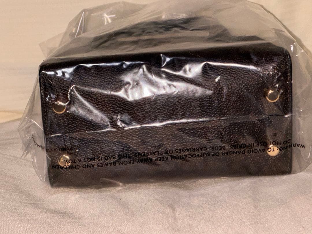 新品COACH ミニハンドバッグ　ブラウン シグネチャー　ショルダーバッグ　福袋