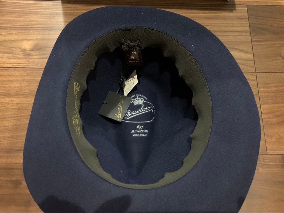新品正規 ボルサリーノ Borsalino 帽子 ウール フェルトハット